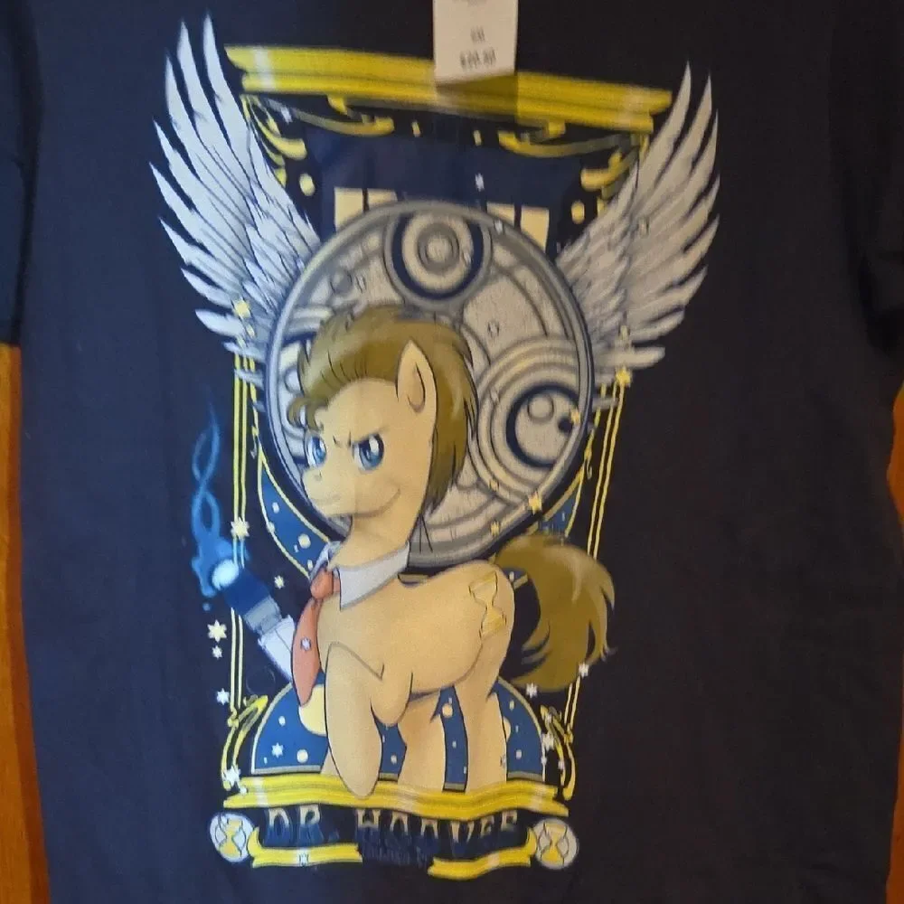 Juniors Navy Blue My Little Pony Graphic T-Shirt